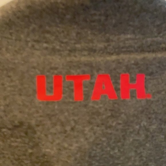 Utah Utes 1/4 Zip Long Sleeve Performance Shirt Men's Size L New - Picture 10 of 10